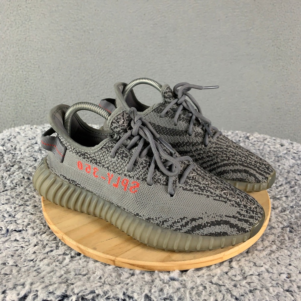 Adidas Yeezy Boost 350 V2 Sneakers Mens 6 Grey Beluga 2.0 Primeknit Low Top Shoe
